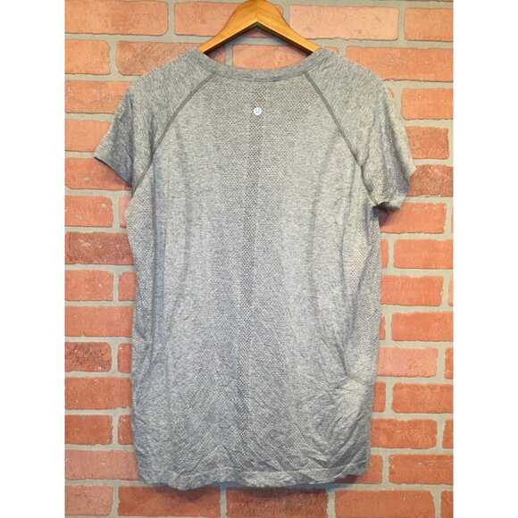 Lululemon Swiftly Tech Short Sleeve Top Heathered Gray Still Your Mind Shirt - Picture 4 of 9